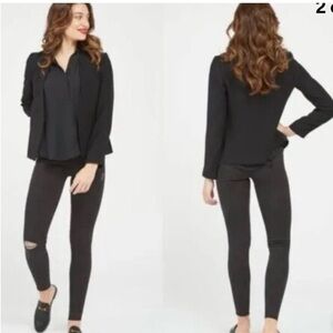 SPANX Black Jeggings Medium
